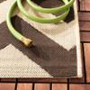 SAFAVIEH Washable Rug Outdoor Courtyard Collection - 6'7" x 9'6", Dark Brown, Non-Shedding & Easy Cleaning, Ideal for Patio, Backyard, Mudroom (CY6244-204) view 4