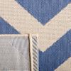 SAFAVIEH Washable Rug Outdoor Courtyard Collection - 7'10" Square, Blue & Beige, Non-Shedding & Easy Cleaning, Ideal for Patio, Backyard, Mudroom (CY6244-243) view 1
