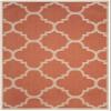 SAFAVIEH Washable Rug Outdoor Courtyard Collection - 6'7" x 9'6", Terracotta, Non-Shedding & Easy Cleaning, Ideal for Patio, Backyard, Mudroom (CY6243-241) view 3