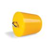 New Pig PLR210 Polyurethane/Metal Eye Bolt Conical Drain Plug, 4" Diameter x 5-3/4" Height, Yellow view 1