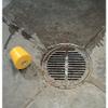 New Pig PLR210 Polyurethane/Metal Eye Bolt Conical Drain Plug, 4" Diameter x 5-3/4" Height, Yellow view 4