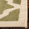 SAFAVIEH Washable Rug Outdoor Courtyard Collection - 6'7" x 9'6", Green & Beige, Non-Shedding & Easy Cleaning, Ideal for Patio, Backyard, Mudroom (CY6903-244) view 4