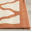 SAFAVIEH Washable Rug Outdoor Courtyard Collection - 7'10" Square, Red & Bone, Non-Shedding & Easy Cleaning, Ideal for Patio, Backyard, Mudroom (CY6903-248) view 4