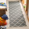 SAFAVIEH Washable Rug Outdoor Courtyard Collection - 2'3" x 10' Runner, Anthracite & Beige, Non-Shedding & Easy Cleaning, Ideal for Patio, Entryway, Mudroom, Hallway, Kitchen (CY6914-246) view 1