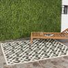 SAFAVIEH Washable Rug Outdoor Courtyard Collection - 7'10" Square, Black & Beige, Non-Shedding & Easy Cleaning, Ideal for Patio, Backyard, Mudroom (CY6915-216) view 1