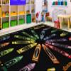 Flagship Carpets All Mixed Up Educational Rug for Children's Classroom Carpet, Playroom, Kids Bedroom Mat or Teacher Room Rug, 10'6" x 13'2", Black view 2