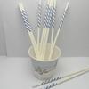 100pcs 6" X 5/32" Paper Lollipop Sticks for Cake Pops Lollipop Candy - Blue Stripe view 1