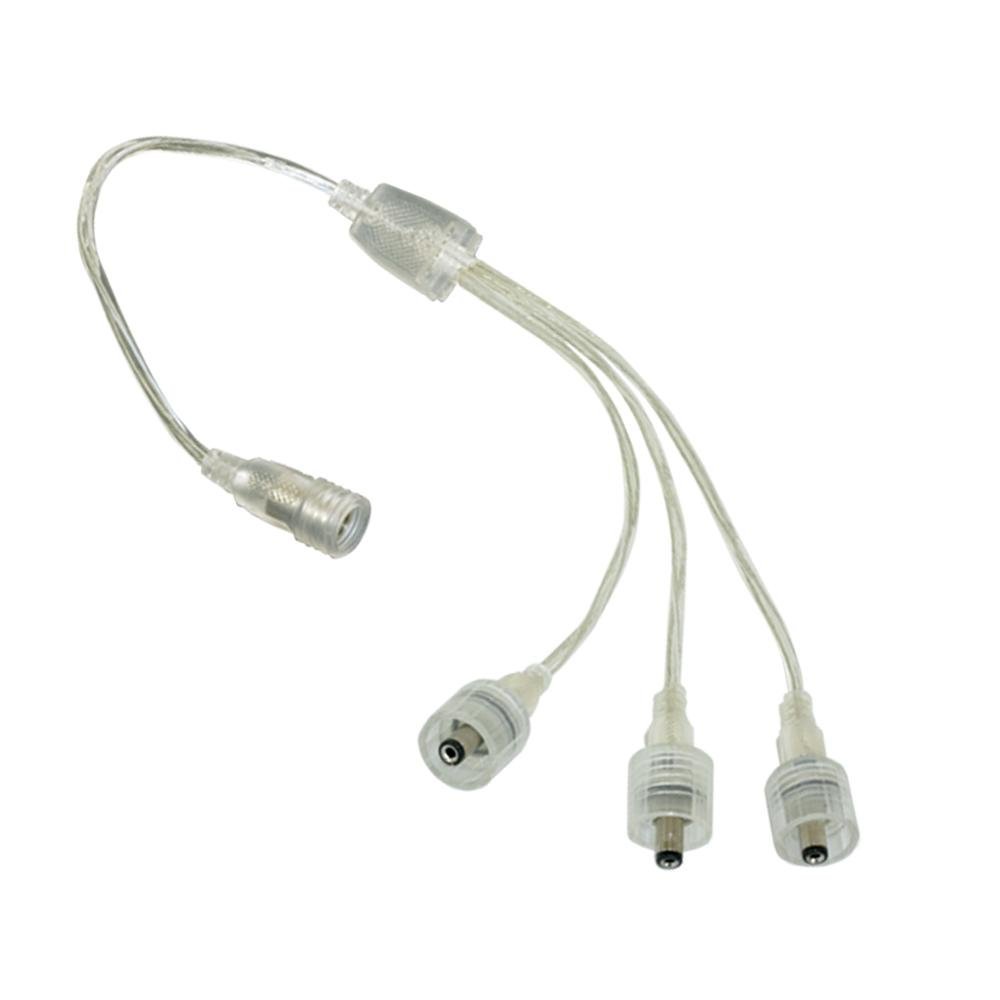 Jesco Lighting DL-PS-W-3Y Accessory - 13" 3 Way Power Splitter, White Finish