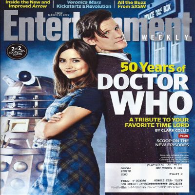 50 Years of Doctor Who, Matt Smith, Jenna-Louise Coleman, Stephen Amell, Veronica Mars, Cyndi Lauper - March 29, 2013 Entertainment Weekly Magazine #1252