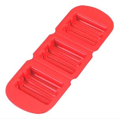Asahi AY-R Soft Food Silicone Mold, Vegetable Mold (Red)