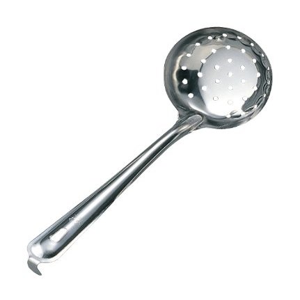 18-0 Perforated Ladle, 4.1 inches (10.5 cm), Matching Handle (with Key)