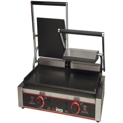 Winco Double Commercial-Grade Sandwich Grill Press