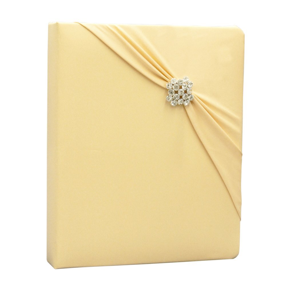 Ivy Lane Design Garbo Collection Wedding Memory Book, Lemon Yellow