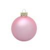 40ct Matte Baby Pink Glass Ball Christmas Ornaments 1.5" (40mm) view 1