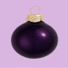 12ct Pearl Purple Glass Ball Christmas Ornaments 2.75" (70mm) view 2