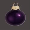 12ct Pearl Purple Glass Ball Christmas Ornaments 2.75" (70mm) view 3