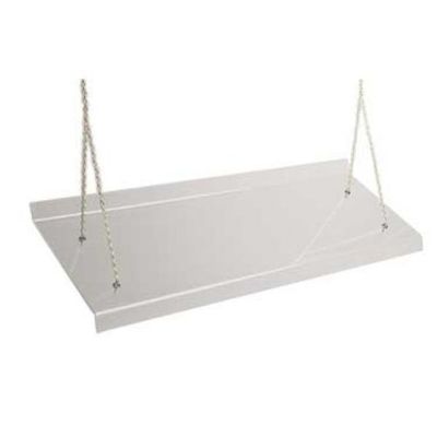 Cal-Mil Plastic Sneezeguard 72'' Suspended Type Single Face 778-S