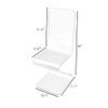 FixtureDisplays Returned Unit! Beautiful Acrylic Plexiglass Lucite Z Chair! 10035-2 view 2