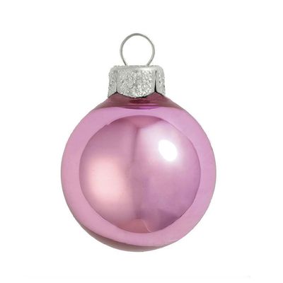 12ct Shiny Rosewood Pink Glass Ball Christmas Ornaments 2.75" (70mm)