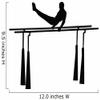 Wallmonkeys Gymnastics Silhouette Parallel Bars Wall Decal Peel and Stick Graphic (12 in W x 9 in H) WM228275 view 2