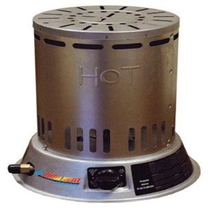World Marketing Propane Convection Heater - Auto Safety Shut-off - Modern Style - Indoor Use - 30,000 BTU - 2 Speeds - 15,000 - 25,000 BTU Output