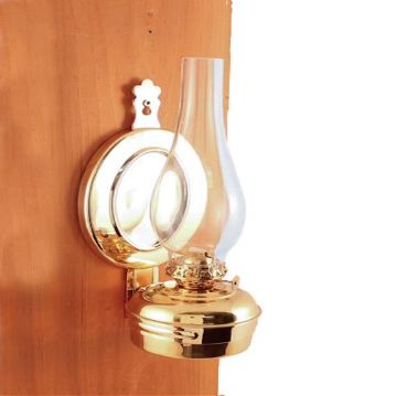 Vermont Lanterns Brass Dorset Wall Oil Lamp (12", Brass)