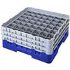 Cambro 49 Comp. Glass Rack, Full Size, 3-5/8" H Max. Blue 49S318-168 view 1