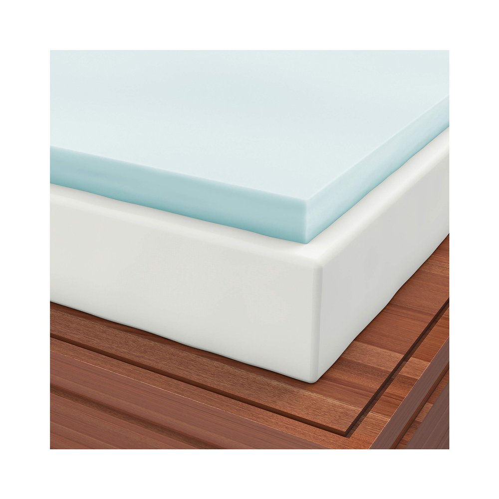 Expandable Cover and Classic Comfort Pillow Included with King 1 Inch Soft Sleeper 6.5 Visco Elastic Memory Foam Mattress Topper USA Made