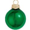 12ct Shiny Green Xmas Glass Ball Christmas Ornaments 2.75" (70mm) view 1