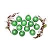 12ct Shiny Green Xmas Glass Ball Christmas Ornaments 2.75" (70mm) view 2