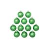 12ct Shiny Green Xmas Glass Ball Christmas Ornaments 2.75" (70mm) view 3