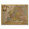 Trademark Fine Art Map of Europe 1700 by Paris Guillaume Delisle Canvas Artwork, 18 by 24-Inch view 1