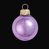 12ct Purple Shiny Finish Glass Christmas Ball Ornaments 2.75" (70mm) view 2