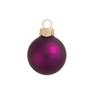 12ct Matte Pink Berry Glass Ball Christmas Ornaments 2.75" (70mm) view 1