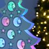 WeRChristmas 44 cm Pre-Lit Wooden Christmas Tree with Coloured LED Stars Decoration view 3