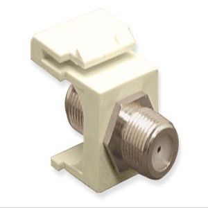 MODULE, F-TYPE, NICKEL PLATED, WHITE