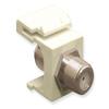 MODULE, F-TYPE, NICKEL PLATED, WHITE view 1