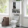RiverRidge Somerset Spacesaver Over The Toilet Storage Cabinet White with Adjustable Shelves - Space-Saving Bathroom Medicine Cabinet view 2
