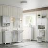 RiverRidge Somerset Spacesaver Over The Toilet Storage Cabinet White with Adjustable Shelves - Space-Saving Bathroom Medicine Cabinet view 4