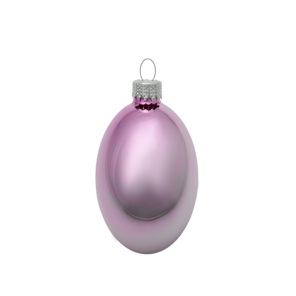 12ct Shiny Baby Pink Glass Ball Christmas Ornaments 2.75" (70mm)
