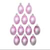 12ct Shiny Baby Pink Glass Ball Christmas Ornaments 2.75" (70mm) view 3