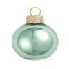 12ct Light Green Shatterproof Shiny Finish Christmas Ball Ornaments 2.75" (70mm) view 2