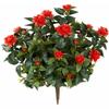 SilksAreForever 28" Outdoor UV-Proof Artificial Gardenia Flower Bush -Red (Pack of 2) view 1