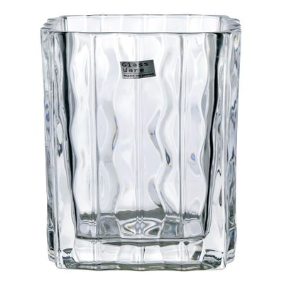 ADERIA P-6496 Flower Vase, Clear, 7.0 inches (17.8 cm)