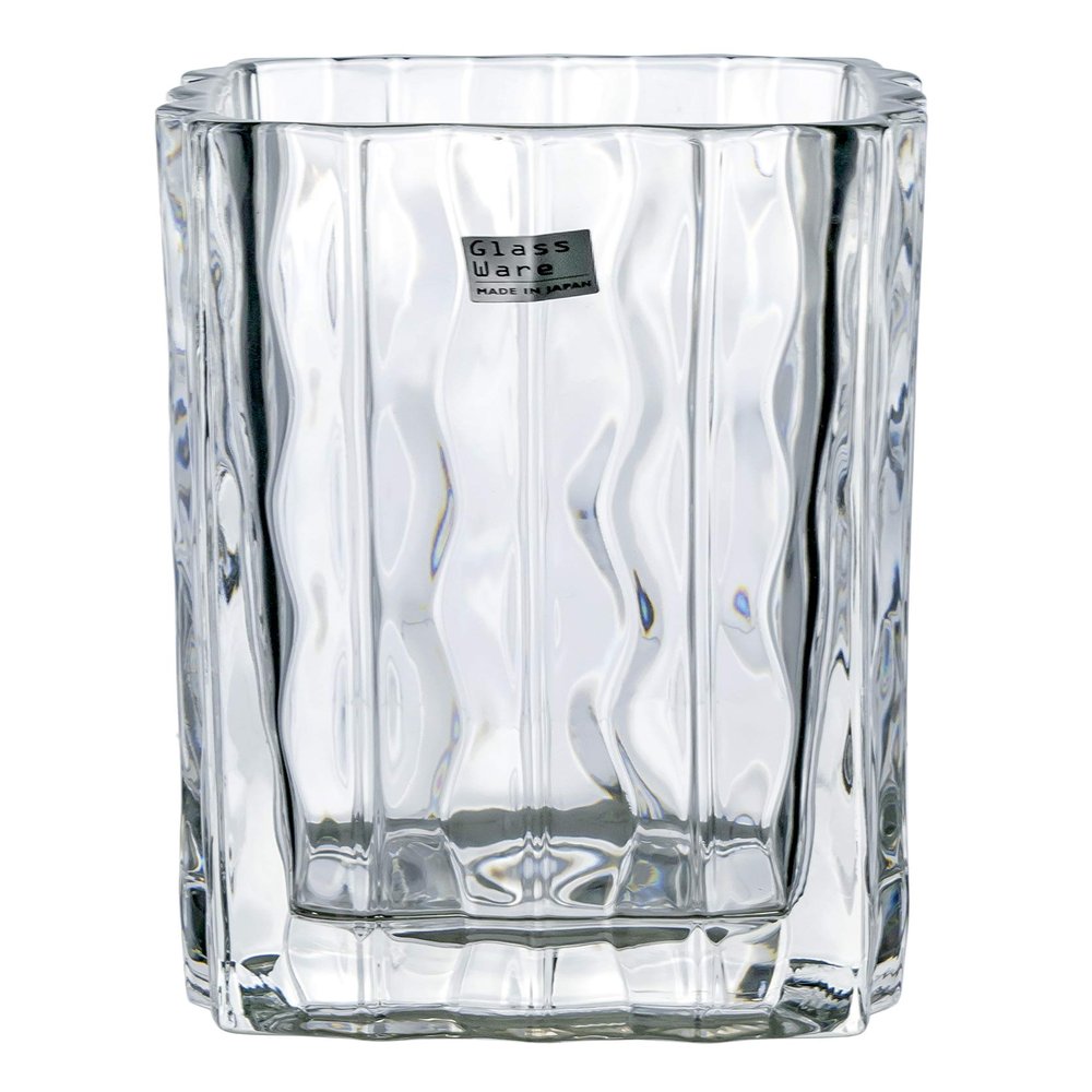 ADERIA P-6496 Flower Vase, Clear, 7.0 inches (17.8 cm)