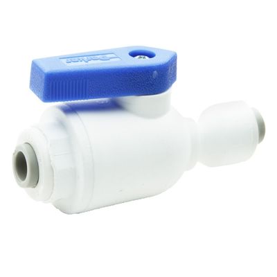 Parker PBPP4VFC4 Ball Valve, Barb to Female Pipe, Polypropylene, Barb Connector, 1/4"
