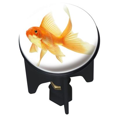 WENKO Pluggy-Fish Drain Plug, Multi-Colour, 3.9 x 3.9 x 6.5 cm