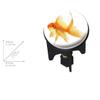 WENKO Pluggy-Fish Drain Plug, Multi-Colour, 3.9 x 3.9 x 6.5 cm view 2