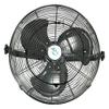 VES Moisture Resistant Outdoor Wall/Ceiling Mount Shop Fan/Industrial Basket Fan for Cooling and Ventilation (18 inch, Black) view 1