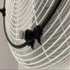 VES Moisture Resistant Outdoor Wall/Ceiling Mount Shop Fan/Industrial Basket Fan for Cooling and Ventilation (18 inch, Black) view 3